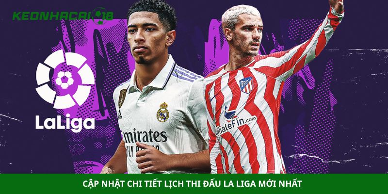 Cập nhật chi tiết lịch thi đấu La Liga mới nhất