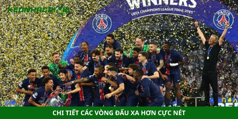 Chi tiết các vòng đấu xa hơn cực nét